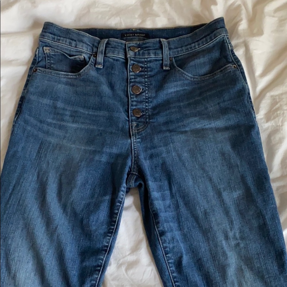 Lucky Brand high rise skinny jeans